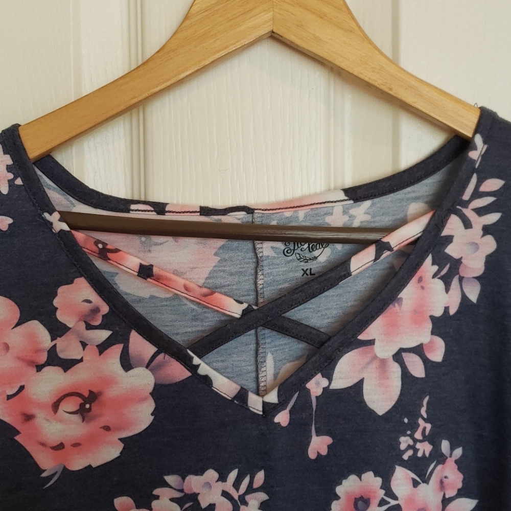 TICKLED TEAL TOP - Picture 4 of 5